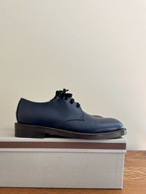 Marni Navy Derby Shoes
